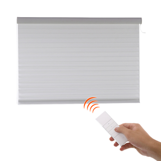Electric Battery Cordless Triple Shangri La Blind