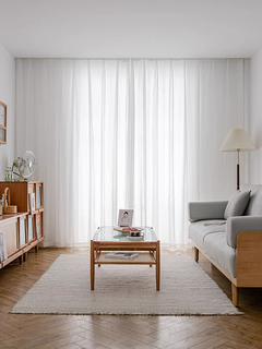 Ripple Fold Sheer Curtain For Living Room