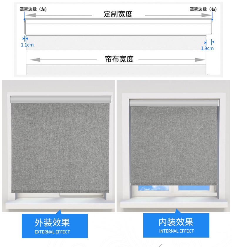 Install Roller Blinds effects