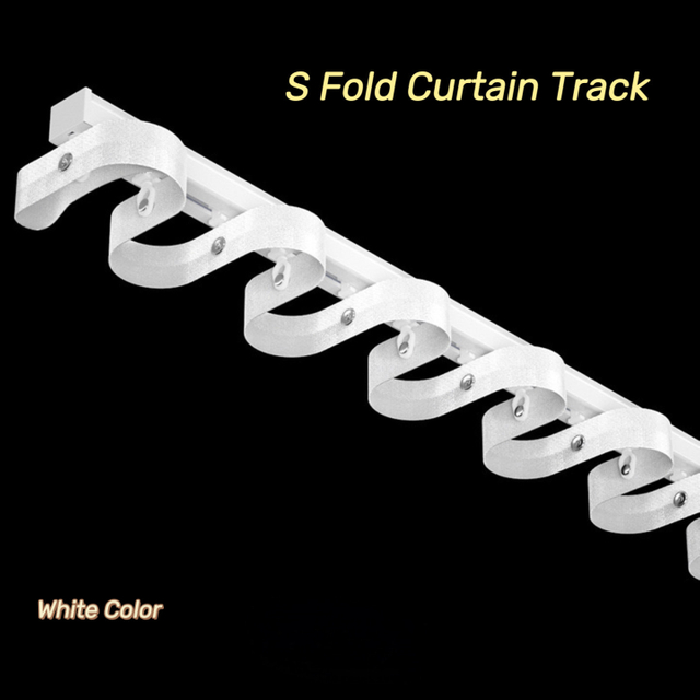 S Fold Curtain Track