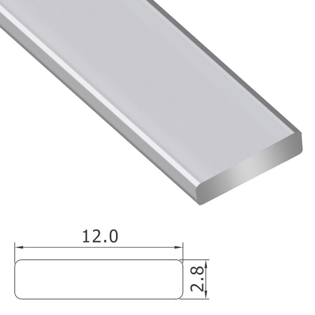 Russian Standard Roman Blind Aluminium Weighting Bottom Bar