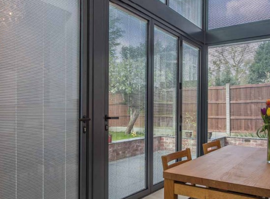 internal blinds in door