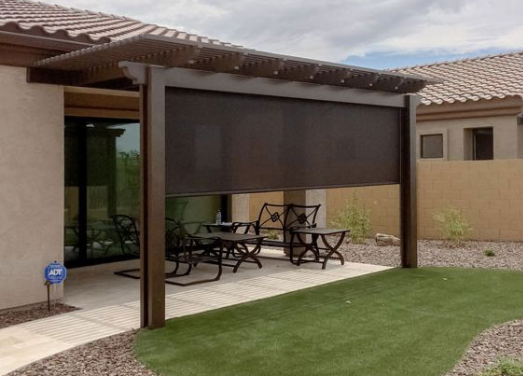 Roll Up Porch & Patio Blinds And Shades