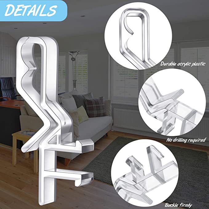 valance clips for blinds features