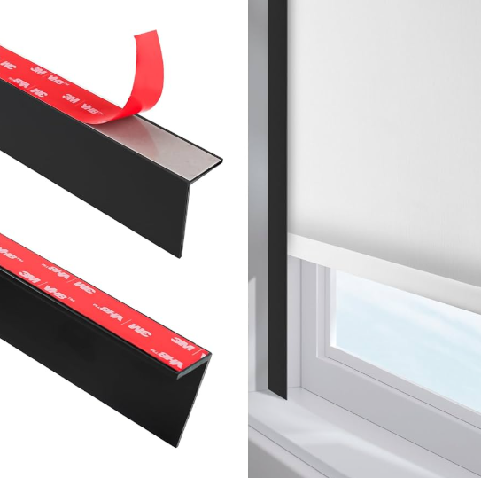 No-Drill Adhesive shaped light blockers