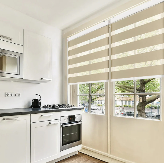 Customized Zebra Blinds With Motor