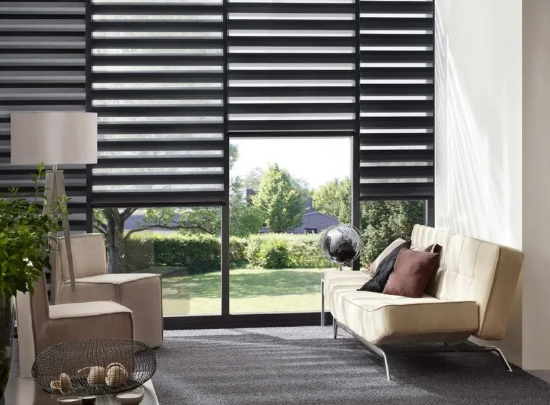 70x34 Custom Made Day and Night Zebra Blinds