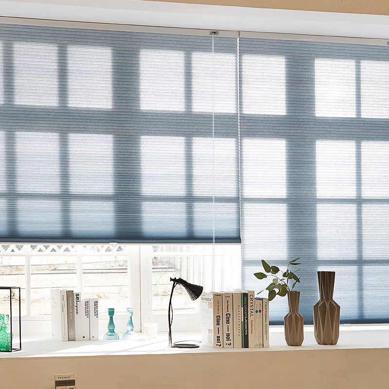 Cellular Shades with Pull Cord window covering