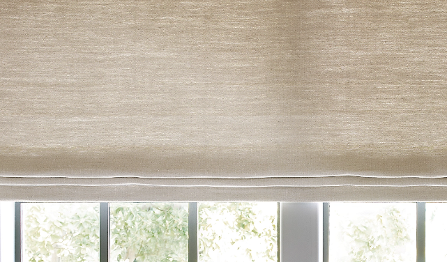 Made to measure modern motorized roman blinds