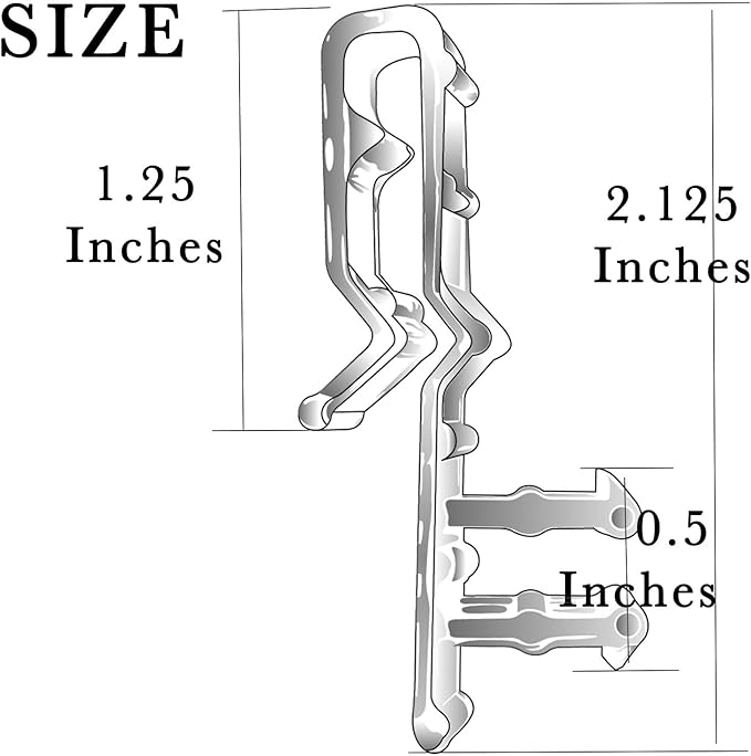 C Valance Clips for Blinds
