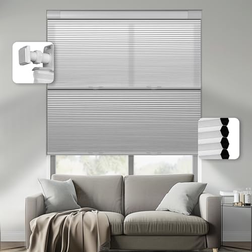 No Drill Cordless Cellular Shades