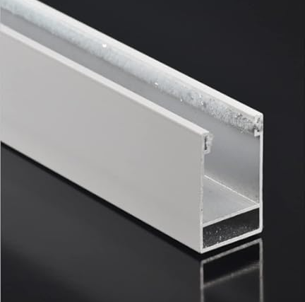 U-Shaped PVC Side Channel Tracks for Complete Blackout Window Treatments