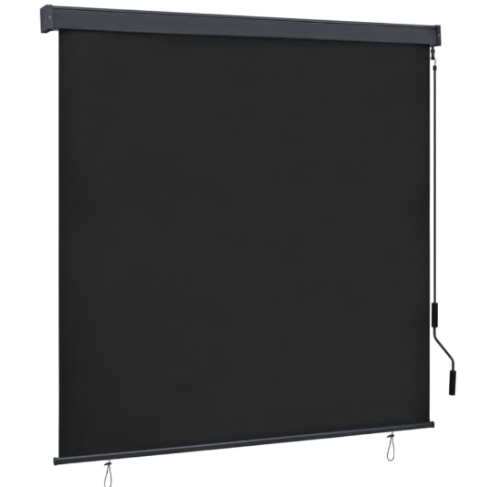 10' x 8' outdoor crank operated roller shade Crank-Operated Control System