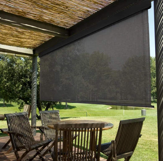 10 Ft Wide Outdoor Roll Up Shades