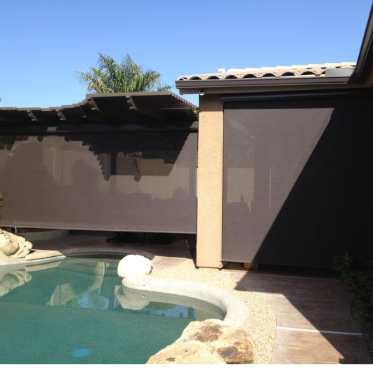 Roll-Down Outdoor Patio Shades