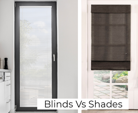 Choose Blinds or Shades For Your Glass Doors ?