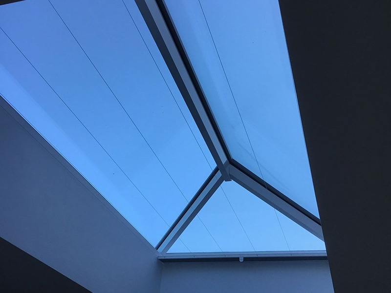 Motorized Skylight Pleated Shades