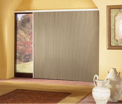 Custom Cordless Cellular Shades Blackout Blinds for Sliding Glass Doors