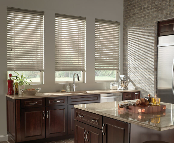 faux wood blinds For kitchens